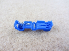 Einzelstift 1 Draht Blau, selbst gestreift, elektrischer Tipp 3M 952 Stecker