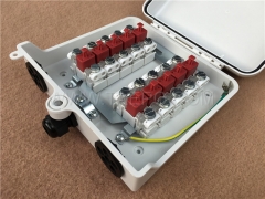 Außenwaterfestes 10 -Paar -Telefonverteilungsbox mit STB -Modul mit Schutz