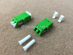 Singlemode- Duplex-LC / APC LWL-Adapter