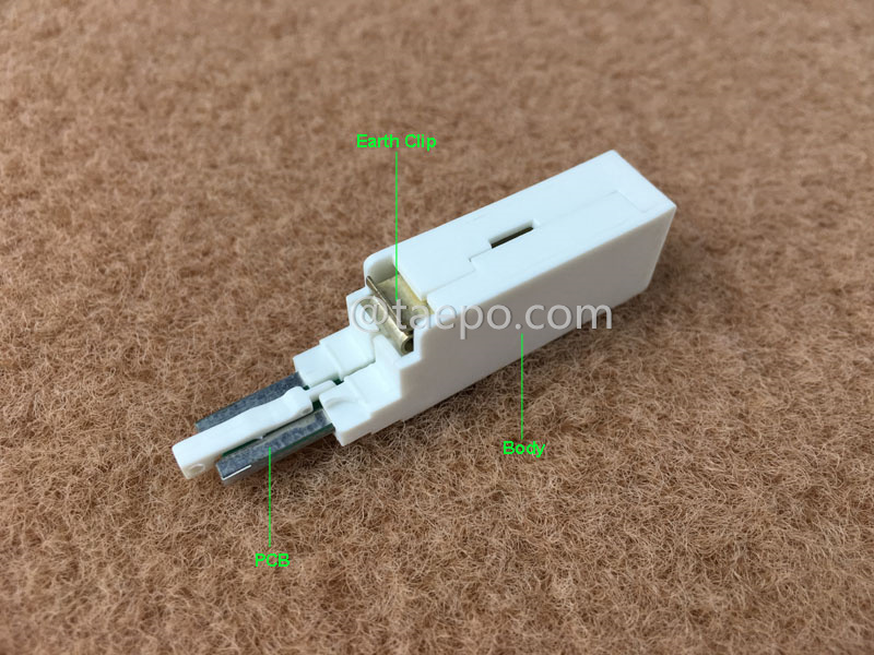 Illustrationsbilder für 1 Paar MDF-Schutz für LSA-Modul