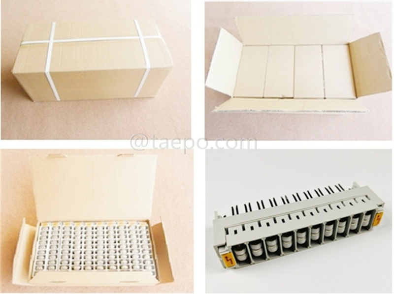 Verpackungsbilder für 10 Paare 3-poliges Überspannungsschutzmagazin