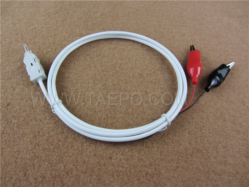 2-poliges Prüfkabel, LSA-Prüfstecker zu Krokodilklemme, 1,5 m