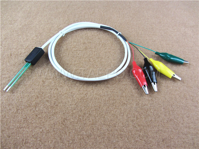 4-poliges SM-Testkabel mit Teststecker zu Krokodilklemme für MDF Trennblock 71