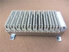 100 Paare KRONE -Verbindungsmodulbox mit Etiketthalter