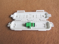 Outdoor SC Typ 1 Einlass 1 Auslass Drop -Kabel -Glasfaser -Spleißbox