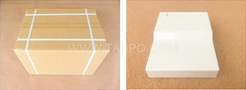 Verpackungsbilder für die Faserabschlußbox (FTB), Innenbereich, SC, 2 Fasern, Kunststoffgehäuse