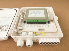 Outdoor 8 Fasern SC Faser -Splitter FSB Box ohne Casette Plc Splitters