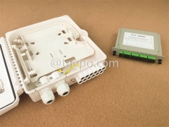 Outdoor 8 Fasern SC Faser -Splitter FSB Box ohne Casette Plc Splitters