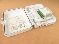 Outdoor 16 Fasern SC Faser -Splitter FSB Box mit Kassetten -Plc -Splitern