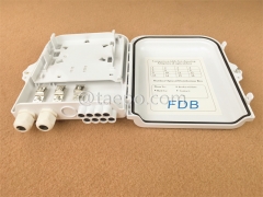 Outdoor SC 8 Fasern Kunststofffaser -Splitter FSB Box mit Kassetten -Plc -Splitern