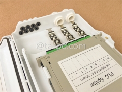 Outdoor SC 8 Fasern Kunststofffaser -Splitter FSB Box mit Kassetten -Plc -Splitern