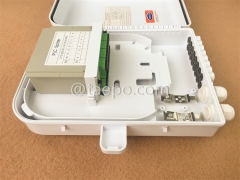 Outdoor SC Typ 16 Fasern Kunststoff Ftth Faser Splitter FSB Box mit Casette plc Splits