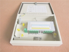 Kalte Rollstahlgehäuse im Freien 32 Fasern SC Faser Splitter Box Lüfter für Kassetten -Plc -Splitter