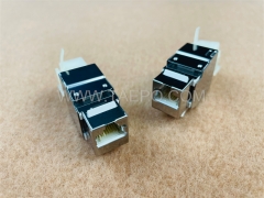 CAT6 STP 8P8C RJ45 180-Grad-AP-Keystone-Buchse