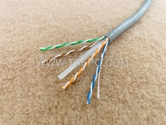 4 Paar CAT6 UTP blankem Kupfer AWG23 Massivleiter LAN-Kabel 305m / roll