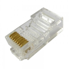 CAT6A RJ45 8P8C UTP Modularstecker zum Anschluss von Telekommunikationsgeräten