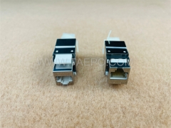 180 Grad CAT5E RJ45 8P8C AP-Stil STP geschirmte Keystone-Buchse