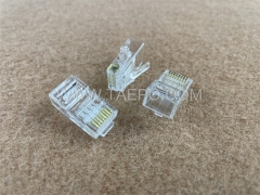 CAT6A RJ45 8P8C UTP Modularstecker zum Anschluss von Telekommunikationsgeräten