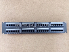 19 Zoll 2U 48 Port CAT6 RJ45 UTP Netzwerk Patchpanel