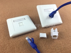 CAT 6 ungeschirmte UTP 90-Grad-RJ45-Keystone-Buchse mit gutem Preis