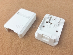 CAT5E 8P8C 1-Port-Oberflächenmontagebox mit Keystone-Buchse