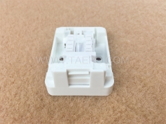 CAT5E 8P8C 1-Port-Oberflächenmontagebox mit Keystone-Buchse