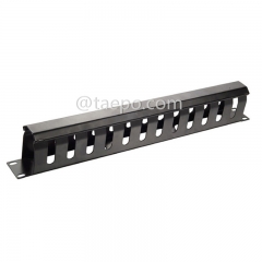 13 Finger 1U Rack Kabelorganizer aus Metalldraht