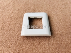 80 x 80 mm 2-Port RJ45 Netzwerk Französische Frontplatten anwendbar mit Frontplatteneinsatz und Keystone-Buchse