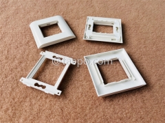 80 x 80 mm 2-Port RJ45 Netzwerk Französische Frontplatten anwendbar mit Frontplatteneinsatz und Keystone-Buchse