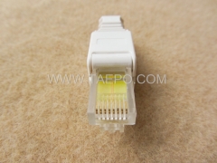 Werkzeugloser CAT5E RJ45 8P8C UTP Modularstecker