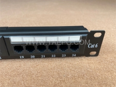 24-Port-CAT6 UTP Patchpanel