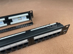 24-Port-CAT6 UTP Patchpanel