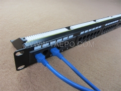 24-Port-CAT6 UTP Patchpanel