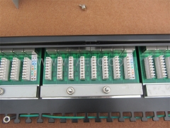 19 Zoll 1HE 24 Port CAT6 RJ45 geschirmtes Netzwerk-Patchpanel mit Halterung