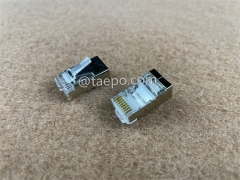 CAT5E RJ45 8P8C STP geschirmter modularer Netzwerkstecker