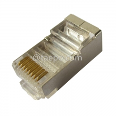 CAT5E RJ45 8P8C STP geschirmter modularer Netzwerkstecker