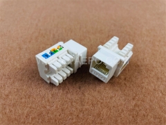 UTP 8P8C 90-Grad-Netzwerk CAT5E RJ45 Keystone-Buchse