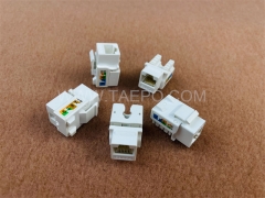 UTP 8P8C 90-Grad-Netzwerk CAT5E RJ45 Keystone-Buchse