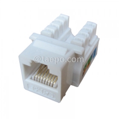 UTP 8P8C 90-Grad-Netzwerk CAT5E RJ45 Keystone-Buchse