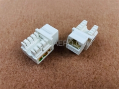 UTP 8P8C 90-Grad-Netzwerk CAT5E RJ45 Keystone-Buchse