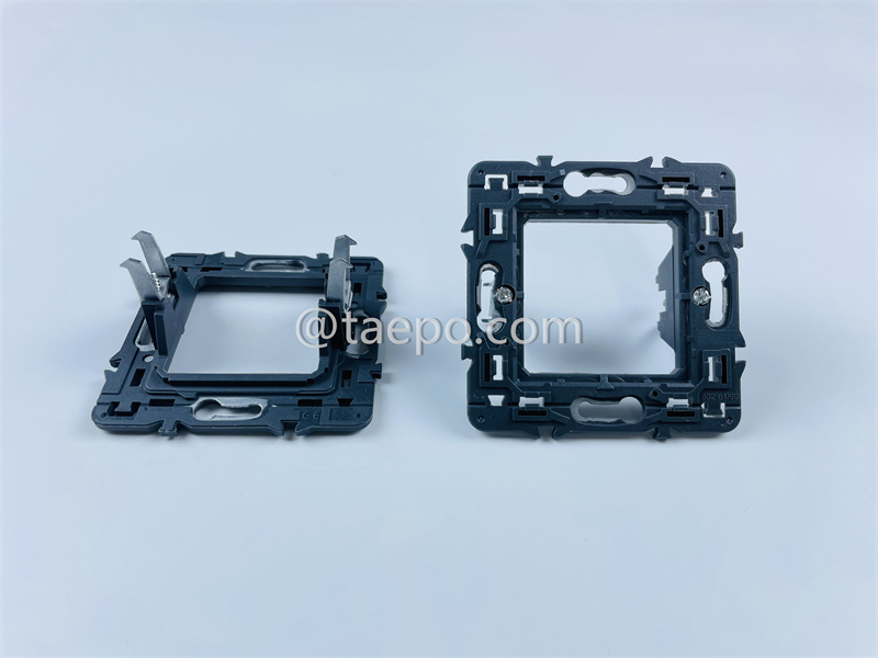 Metallhalterung für Faceplate, 80x80 mm, französischer Stil