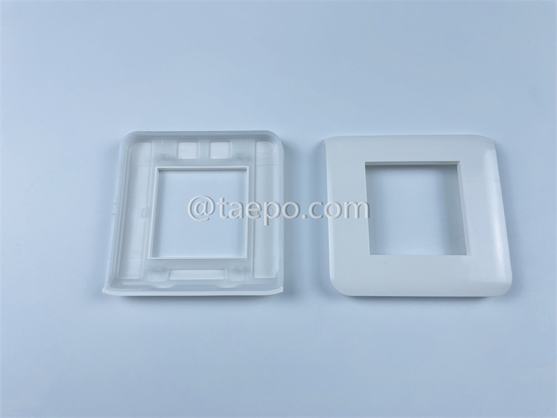 Faceplate-Rahmen, 80x80 mm, französischer Stil, ohne Einsatz