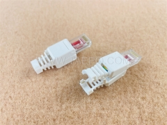 CAT6 RJ45 8P8C UTP Netzwerk Modularstecker werkzeuglos