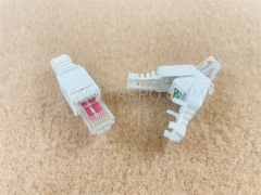 CAT6 RJ45 8P8C UTP Netzwerk Modularstecker werkzeuglos