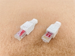 CAT6 RJ45 8P8C UTP Netzwerk Modularstecker werkzeuglos