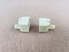 RJ11-Stecker auf Dual RJ11-Buchse 6P4C-Wandbuchse Telefonleitungssplitter Duplex-Adapter