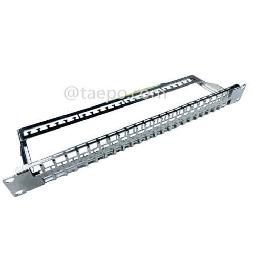 19 Zoll 1HE 48 Port Blank Patchpanel für STP Keystone-Buchse