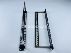 19 Zoll 1HE 48 Port Blank Patchpanel für UTP Keystone-Buchse