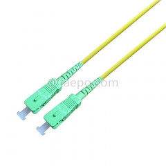 Singlemode 9/125um OS1 Simplex SC APC 3mm Glasfaserkabel Patchkabel