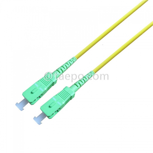 Singlemode 9/125um OS1 Simplex SC APC 3mm Glasfaserkabel Patchkabel